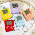 Gantungan Kunci Game Tetris Mini Portable Mainan Klasik - Orange - Image 7