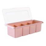 Tempat Kotak Bumbu Dapur 4 in 1 Sekat Wadah Food Grade Serbaguna - Mini - Image 6