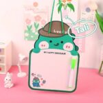 Papan Tulis Anak Whiteboard Belajar Karakter Lucu Spidol Cardboard - Panda - Image 3