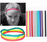 Mini Hairband Sport Headband Olahraga Ikat Kepala Silicone - Putih - Image 2