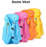 Pelampung Rompi Renang Anak Dewasa Swim Vest Strap Adjustable - Biru - Image 4