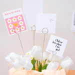 Stick Card Klip Kartu Ucapan Buket Bunga Bouqet Gift Hampers Lebaran - Love - Image 2