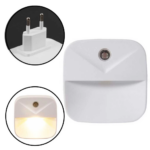 Lampu Tidur LED Sensor Otomatis Canggih Desain Modern Dekorasi Kamar - Bulat Putih - Image 2