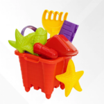 Mainan Edukasi Anak Ember Pasir Pantai Dengan Cetakan - Image 6