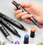 Spidol Sketch Marker 2 Tip 80 Warna 1 Set untuk Menggambar - 80 Warna - Image 6