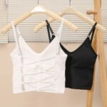 Tanktop Bra Wanita Casual Import Tali Punggung Terbuka Slim Fit - Putih - Image 6