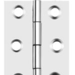 Engsel Pintu Jendela dan Plat 3” 4” Praktis Serbaguna - 4 SN Silver