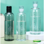 Botol Minum Minimalis 500ml 750ml Stylish untuk Aktivitas Harian - Hitam 500ml - Image 9