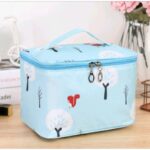 Tas Kosmetik Pouch Make Up Travel Motif Lucu 21x15x16 cm Multi Fungsi - Pohon Biru - Image 4