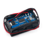 Voltmeter Digital 2 Kabel LED Terang Ukuran Kompak Praktis - Biru - Image 7