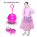 Jas Hujan Lipat TravelShield Praktis dengan Gantungan - Image 7