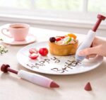 Alat Dekorasi Kue Silicone Icing Pen Spuit Suntikan Cream Cake Praktis - Image 4