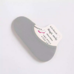 Kaos Kaki Pendek Socks Polos Setumit Bawah Mata Kaki Bahan Silicone - Abu