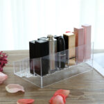 Rak Lipstik Akrilik 24 Slot Organizer Kosmetik Transparan - Image 3