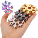 Kunci Salju 18in1 Multifungsi Pocket Tool 18in1 Snowflake Tool - Image 7