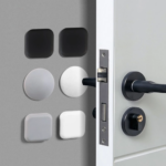 Bantalan Pelindung Pengaman Pengganjal Penahan Pintu Dinding Tembok - Abu - Image 4