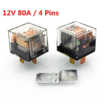 Relay 4 Kaki 12V 80A Indikator Lampu untuk Klakson Aksesoris Kendaraan - Image 2