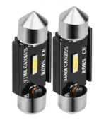 Lampu LED Plafon Kabin Mobil Cahaya Putih Terang Bright Modern - 31mm - Image 3