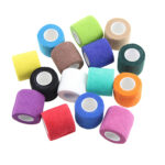 Finger Wrist Tape Elastis Penyangga Jari dan Pergelangan Tangan untuk Olahraga - Biru - Image 3