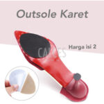 Outsole Karet Anti Slip 1 Pasang Untuk Sepatu dan Sandal