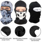 Masker Ninja Pria Model Motor Berkendara Anti Debu Polusi Nyaman - Loreng
