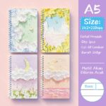 Notebook A5 Motif Astronot Buku Catatan untuk Sekolah, Kuliah, dan Kerja - Dino - Image 9