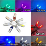 Lampu T10 LED Serbaguna untuk Sen Motor Mobil Terang - T10RGB - Image 5