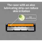 Pisau Alat Cukur Manual Set 6 1 Gagang Anti Slip - Image 7