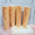Isolasi Bening Kecil Solatip Gold Tape Perekat Serbaguna Praktis - Image 5
