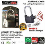 Gembok Motor Alarm Ring Panjang Anti Maling Suara Alarm Keras Sensitif - ring panjang - Image 7