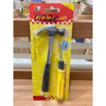 Set Obeng 2 in 1 Bolak Balik Dilengkapi Dengan Palu