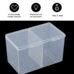 Tempat Kapas Makeup Dua Sekat Multifungsi Organizer Meja Rias Cantik - Image 7