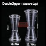Gelas Ukur Takar Acrylic Jigger Measuring Cup Transparan - 20-40ml - Image 8