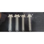 Set Pembatas Buku 4 Model Berwarna Hitam untuk Menandai Halaman - Hitam - Image 5