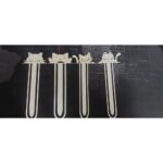 Set Pembatas Buku 4 Model Berwarna Hitam untuk Menandai Halaman - Hitam - Image 4