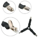 Penjepit Sprei 1 Set Isi 4 pcs Anti Geser Jepitan Pengait Adjustable - Image 4