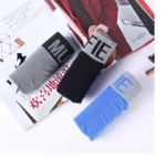 Boxer Pria 6711 Kolor Pendek Polos Cowok Underwear - Biru - Image 4