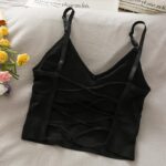 Tanktop Bra Wanita Casual Import Tali Punggung Terbuka Slim Fit - Putih - Image 3