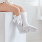 Kaos Kaki Anak Panjang Fashion Cantik Modis Model Pita Elastis - PutihS - Image 6