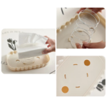 Kotak Tisu Desain Pouch Pita Lucu Aesthetic Minimalis Tissue Box Kamar - Image 7
