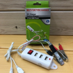 Charger Hp Aki Motor Portable 3 USB 6 in 1 Serbaguna - Image 3