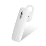 Earphone Headset Bluetooth Design Stylish Simple Wireless 1 Kuping - Putih