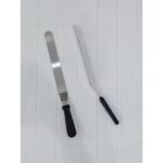 Spatula Butter Cream 3in1 Set Stainless Steel Icing Cake Dekorasi Kue - Image 3