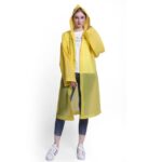 Jas Hujan Model Poncho Waterproof untuk Anak dengan Bahan EVA Tebal - Abu - Image 8
