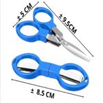 Gunting Lipat Mini Model Kacamata Stainless Praktis, Tajam Anti Karat - Image 3