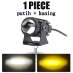 Laser Lampu Tembak Driving Mini LED Waterproof Super Terang dan Awet - Putih Putih - Image 8