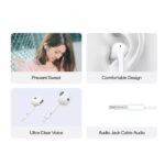 Headset Earphone Kabel MH135 Suara Jernih Nyaman Dipakai - Image 4