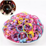 Karet Ikat Rambut Kunciran Anak Warna Ceria Lucu 1 Bungkus - Image 7