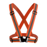 Rompi Safety Proyek Karet Elastis Guard Reflective Belt V - Orange
