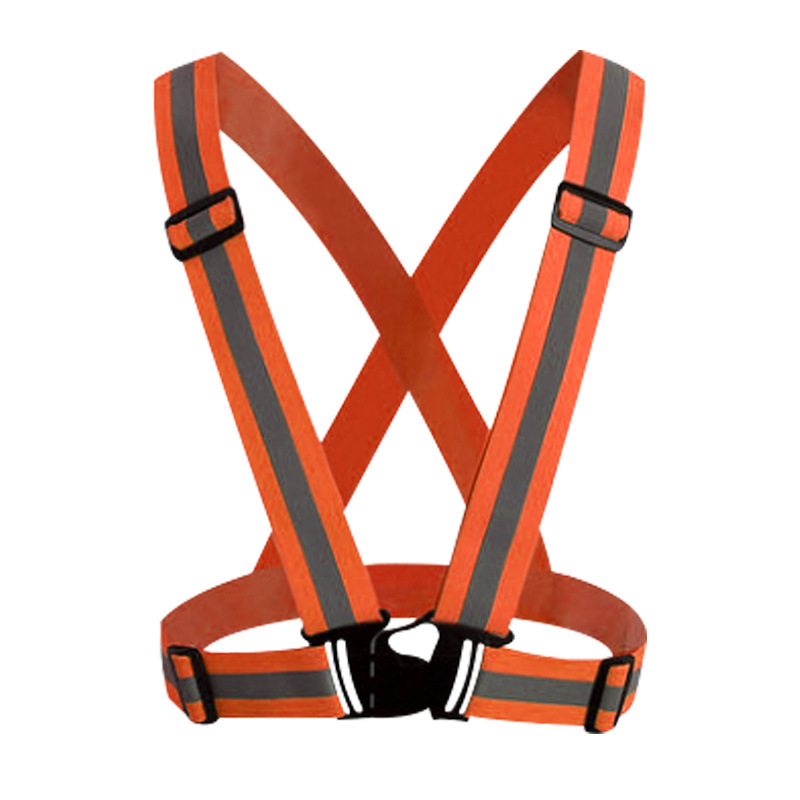 mNUExUpv0ITQTAKhb76l7g9vmtsPY8aX8wDQiaED Rompi Safety Proyek Karet Elastis Guard Reflective Belt V - Orange - Image 1